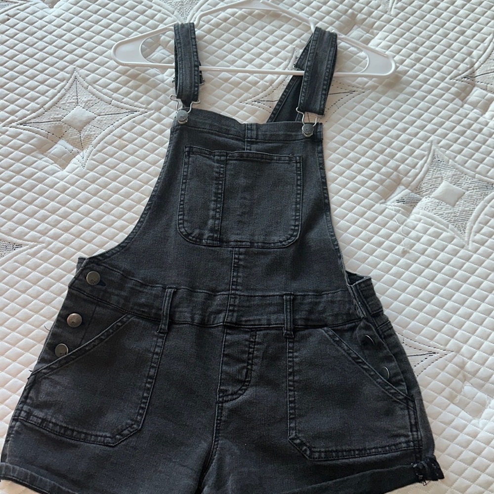 Black overalls